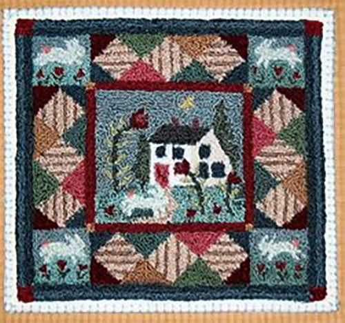 Tiptoe Thru My Tulip Garden Punch Needle Pattern from Linda Myers Designs