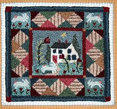 Tiptoe Thru My Tulip Garden Punch Needle Pattern from Linda Myers Designs