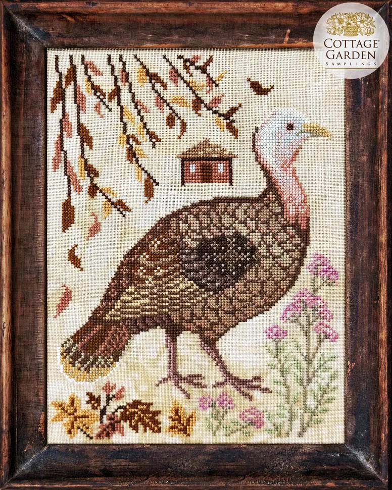A Year in the Woods II - Part 5 - The Turkey by Cottage Garden Samplings Counted Cross Stitch Pattern