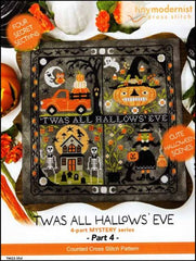 Twas All Hallows Eve: Part 4 By The Tiny Modernist Counted Cross Stitch Pattern