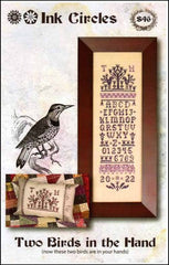 Two Birds In The Hand by Ink Circles Counted Cross Stitch Pattern