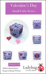 Valentine's Day - Small Cube Series - by Ladybug Stitches Counted Cross Stitch Pattern