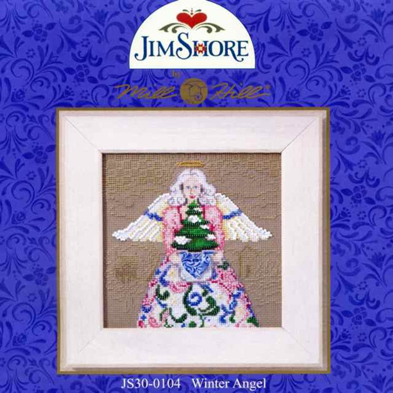 Winter Angel Beaded Cross Stitch Kit by Jim Shore for Mill Hill Counted Cross Stitch Kit