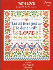 With Love by Imaginating Counted Cross Stitch Pattern