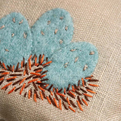 Linen Lavender Bags Embroidery Kit -Spring Garden-  From Corinne Lapierre Limited
