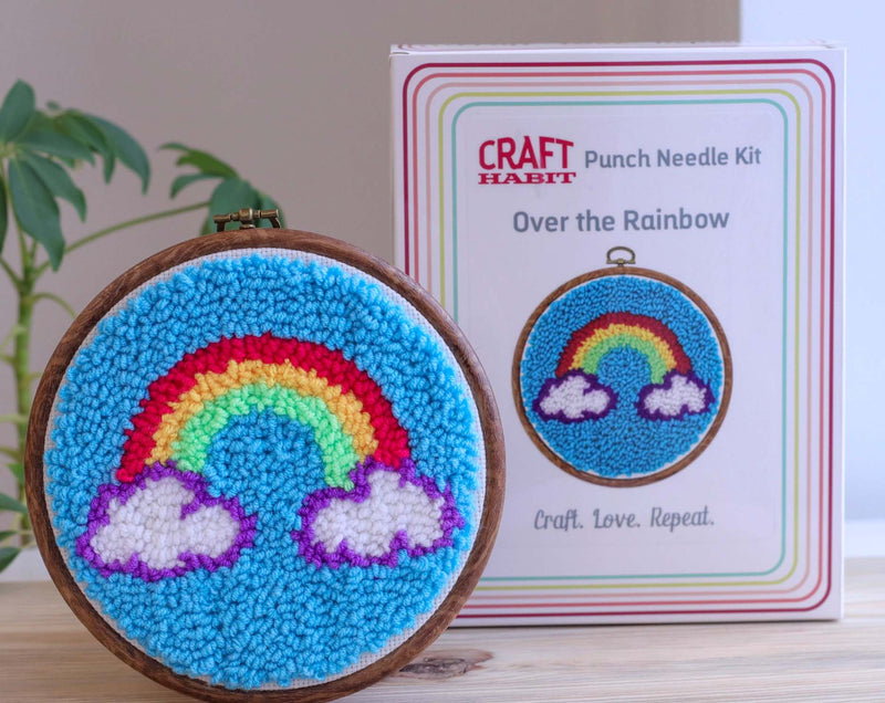 Over the Rainbow Punch Needle Kit From Craft Habit