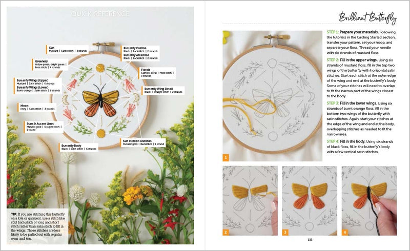 Sunny Stitches: Sweet & Simple Embroidery Projects for Absolute Beginners by  Celeste Johnston