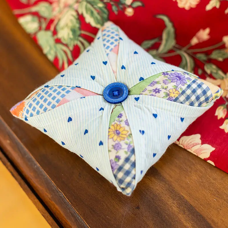 Patch Parade Square Pin Cushion from April Cornell