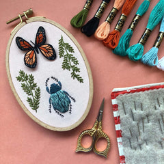 Bug Collector- Advanced 3D Hand Embroidery Diy Craft Kit-  By MCreativeJ