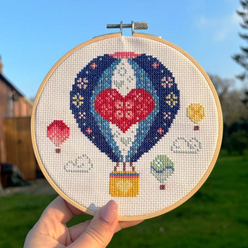 Balloon Fiesta - Cross Stitch Kit By Love Poppet