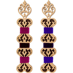 Ornate Wooden Thread Bobbins - Thread Organizers #6 From Hobby Jobby