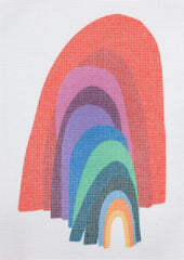 From the Other Side Rainbow Kit Diy Needlepoint Kit Embroidery By Unwind Studio