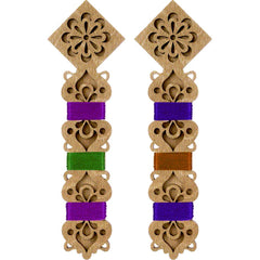Ornate Wooden Thread Bobbins - Thread Organizers #3 From Hobby Jobby