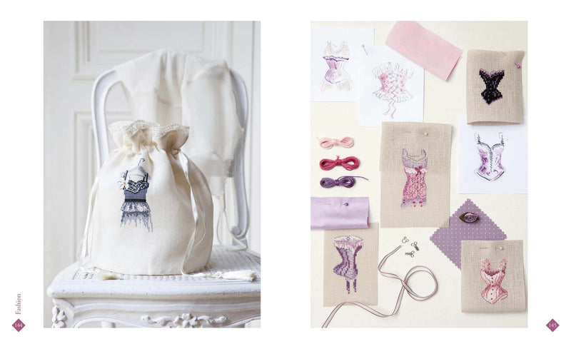 Retro Cross Stitch: 500 Patterns, French Charm for Your Stitchwork By Véronique Enginge