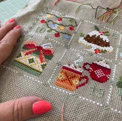 Feeling Festive Advent - Cross Stitch Kit By Love Poppet