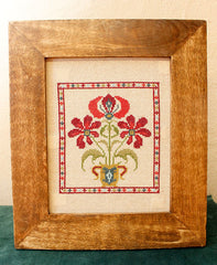 GRECIAN URN #3 by Avlea Folk Embroidery Counted Cross Stitch Kit