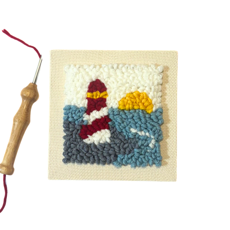 Lighthouse Punch Embroidery DIY Kit - The Artful Needleworker | The ...