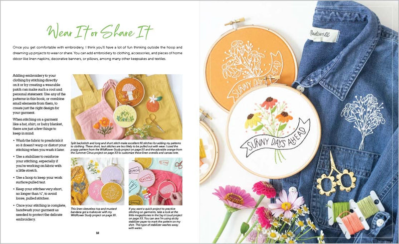 Sunny Stitches: Sweet & Simple Embroidery Projects for Absolute Beginners by  Celeste Johnston