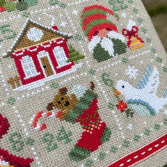 Feeling Festive Advent - Cross Stitch Kit By Love Poppet