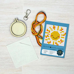 'you Are My Sunshine' Mini Matchbox Cross Stitch Kit Counted Cross Stitch Kit From Craft Kit Company