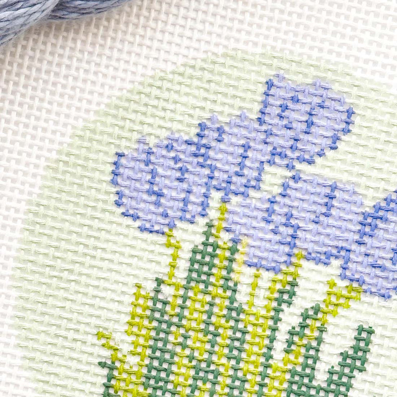 Floral Needlepoint Canvas, Needlepoint Ornament Canvas By Cotswold Co Designs