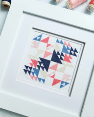 Whirlwind  Quilt inspired Cross Stitch Pattern by Cotton and Joy