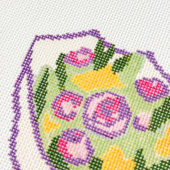 Flower Bouquet 18 Mesh Hand Painted Needlepoint Canvas By Cotswold Co Designs