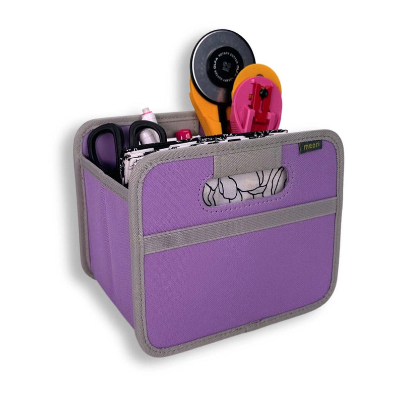 Mini Foldable Storage Box Cube Organizer by Meori -Lavender