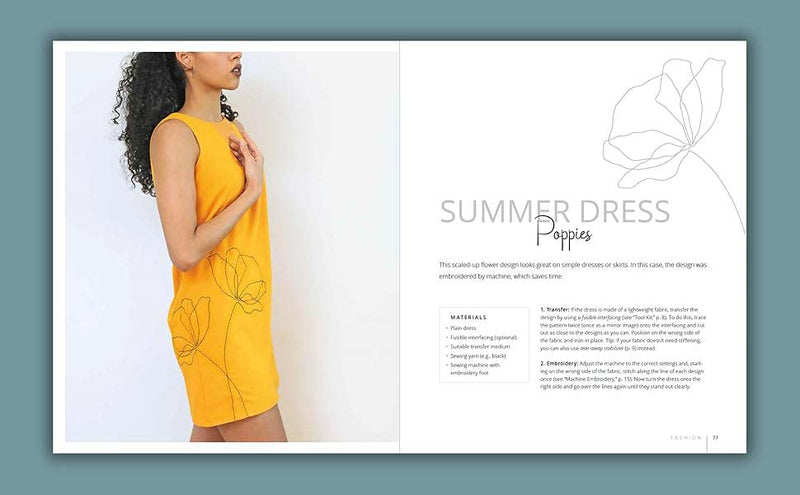 Stitch with One Line: 33 Easy-to-Embroider Minimalist Designs By  Martina Unterfrauner