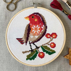 Rockin Robin - Cross Stitch Kit By Love Poppet