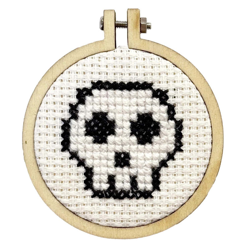'happy Halloween!'  Mini Matchbox Cross Stitch Kit From Craft Kit Company