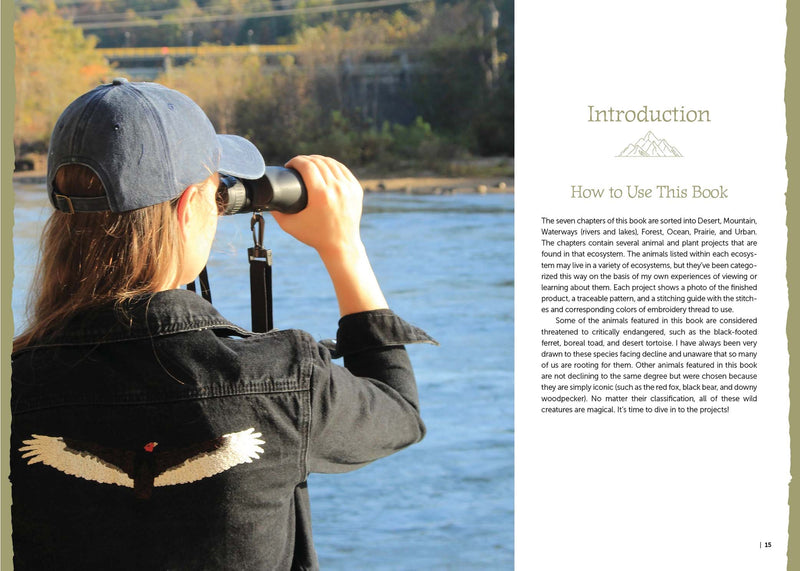 The Field Guide to Embroidery: 52 North American Animal and Plant Designs for Nature Lovers (Beginner-Friendly, Step-by-Step Wildlife Patterns with ... Manatees, Bears, Moose, Flowers, and More By Jessica Kemper