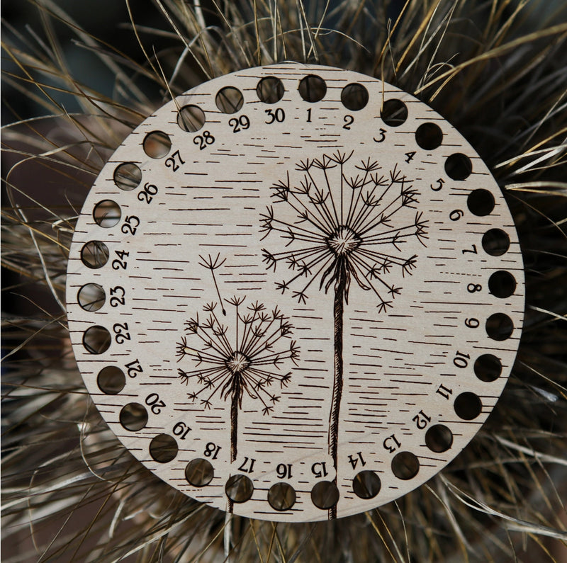 Dandelion Embroidery Floss Storage Holder From Sunrise Grove