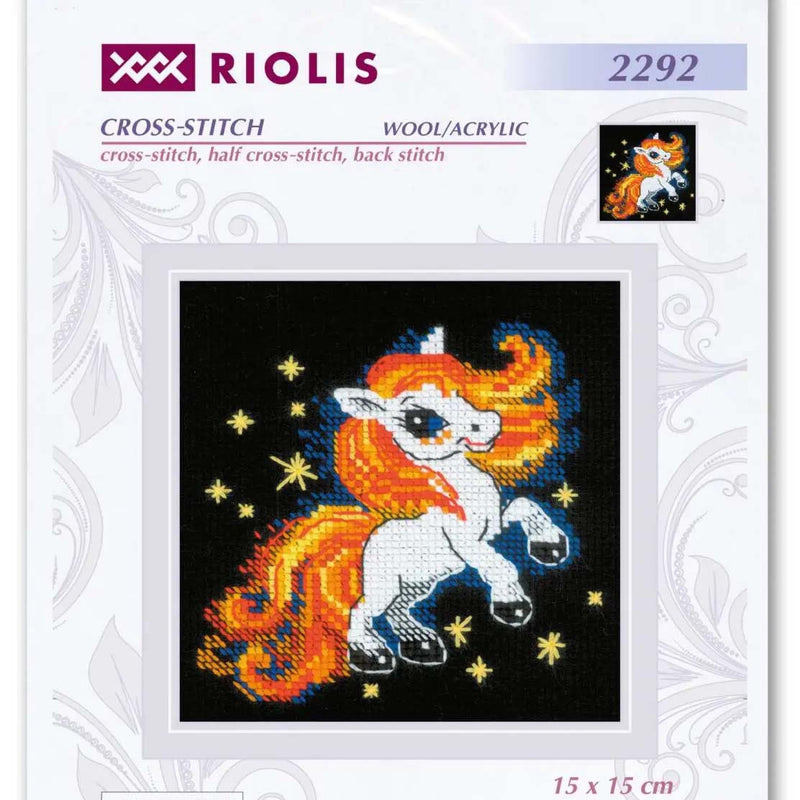 Fiery Foal Pony by Riolis Counted Cross Stitch Kit