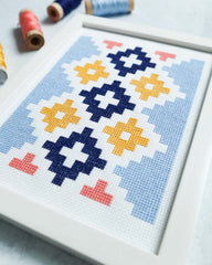 Andes Ode Quilt inspired Cross Stitch Pattern by Cotton and Joy
