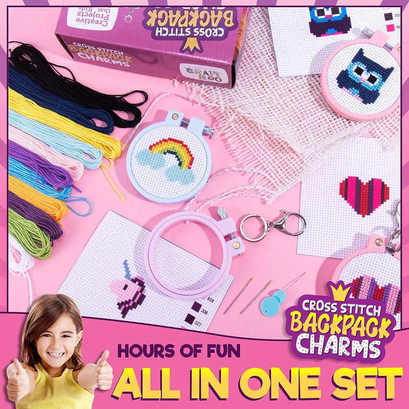 Cross Stitch Kit For Kids (Girls) From Craftiloo