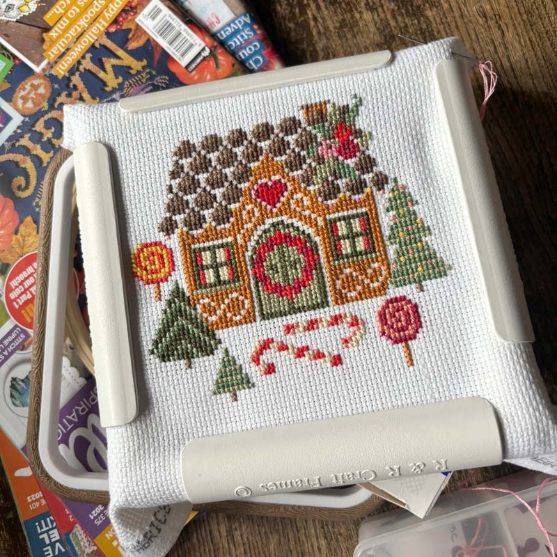 Gingerbread House - Cross Stitch Kit By Love Poppet