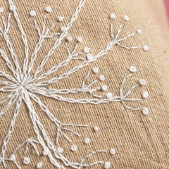 Linen Lavender Bags Embroidery Kit -Bees  From Corinne Lapierre Limited