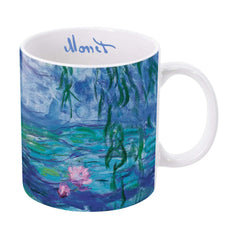14 oz. Porcelain Mug - Monet Nympheas Water Lilies From Rain Capers