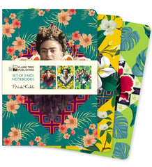 Frida Kahlo Set of 3 Midi Notebooks From Flame Tree Studios