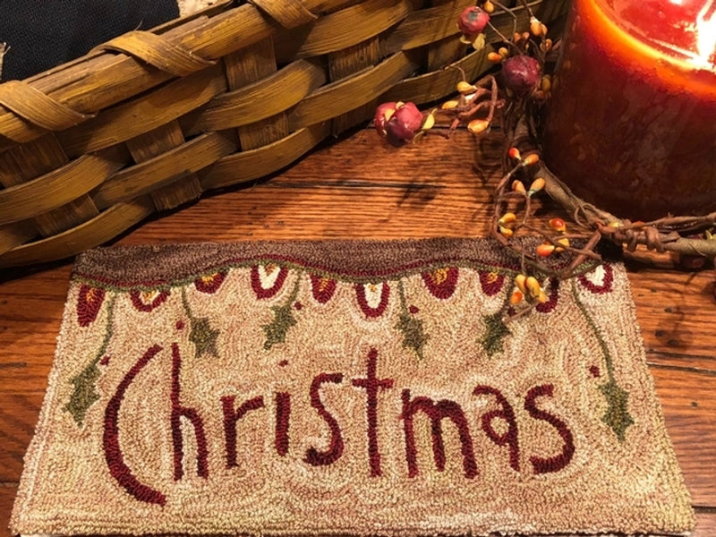 Christmas Banner Punch Needle Christmas Pattern from The Ultra Punch Needle