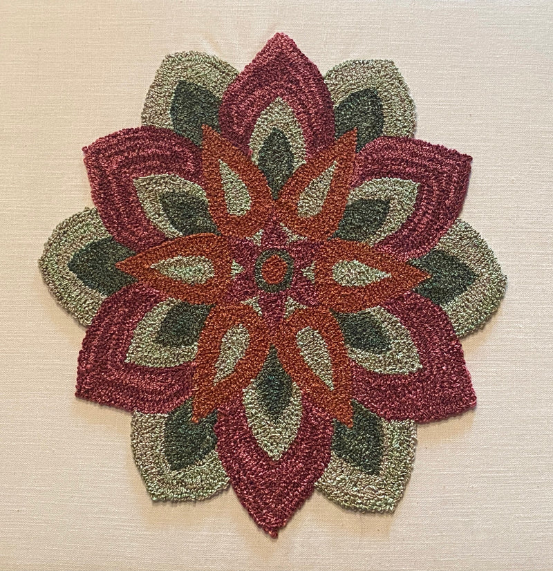 Mandala #2 Punch Needle Pattern from The Ultra Punch Needle