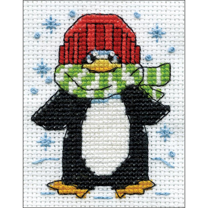 Penguin by Design Works Counted Cross Stitch Kit 2"X3"