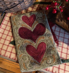 Wonky Hearts Punch Needle Pattern from The Ultra Punch Needle